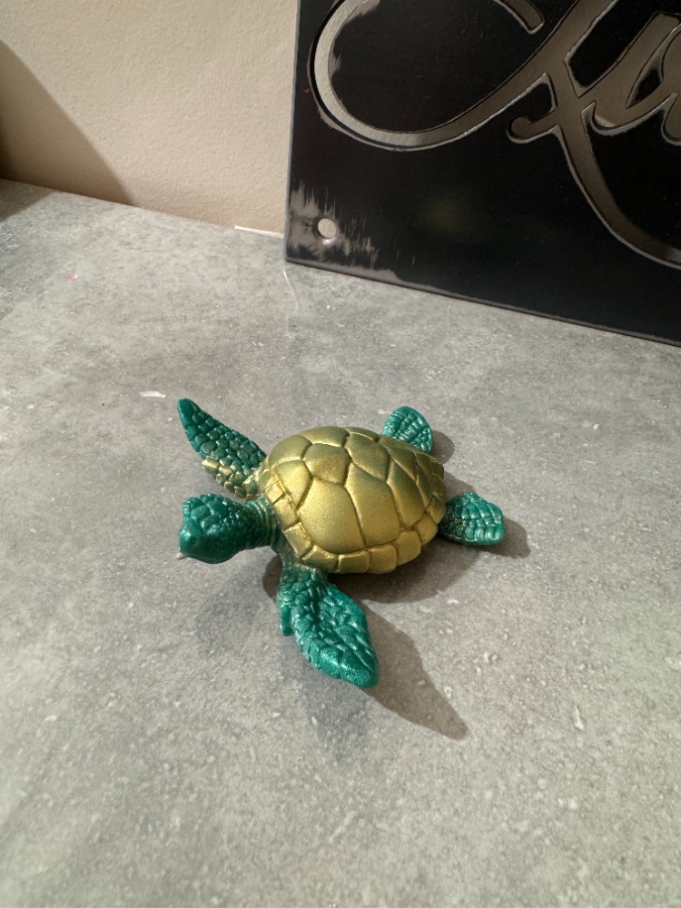 tortue vert et doré 1 a
