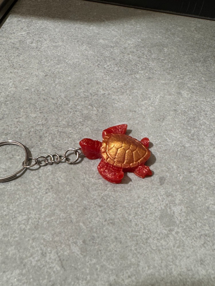 mini tortue rouge