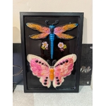 tableau libellule papillion 1