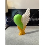coeur aile sur mains vert pomme 2