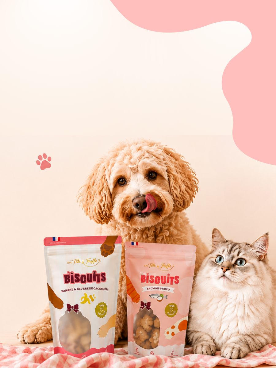 Biscuits artisanaux pour chiens et chats En Tête à Truffe