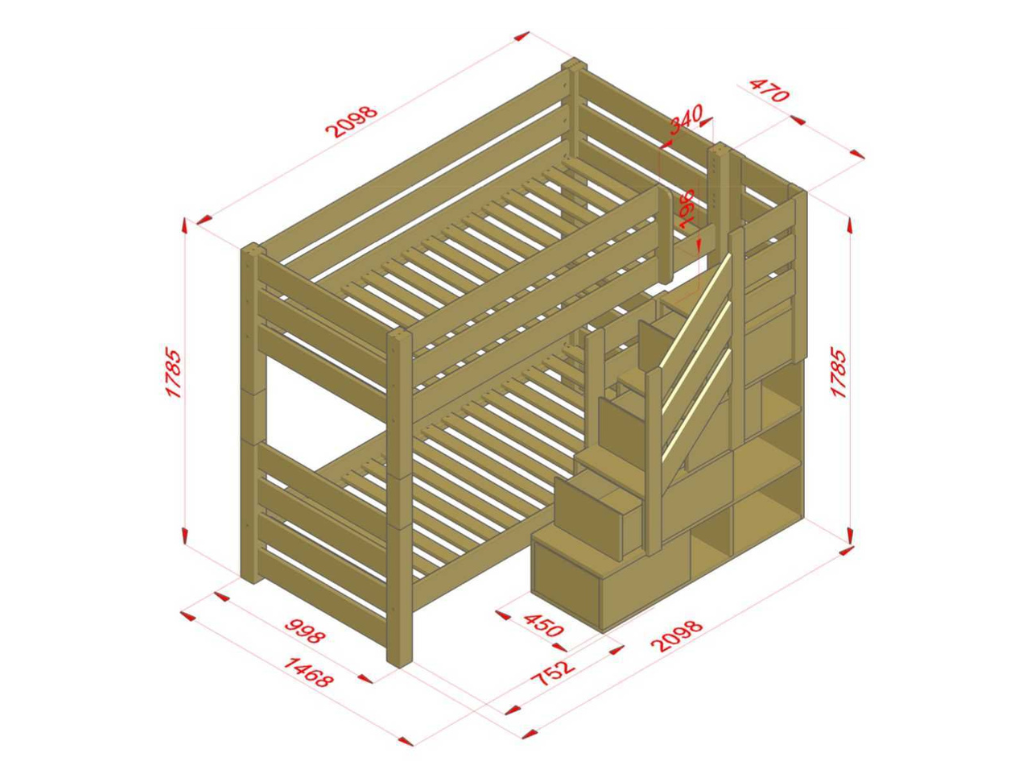 lit-superpose-altio-escalier-jura-prestige-dimensions