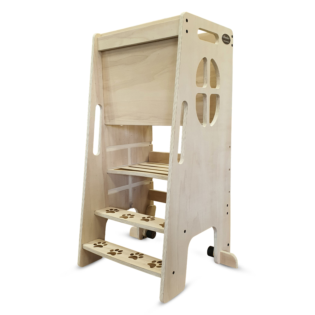 Tour D'apprentissage Pour Enfants Montessori Learning Tower Bois