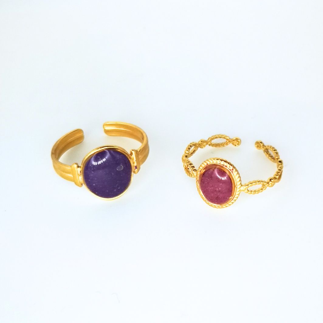 Bague Lina et bague dorothée