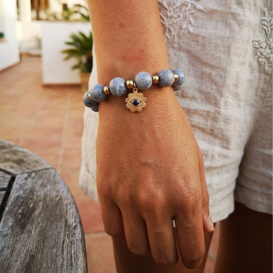 bracelet Amulette Celeste porté