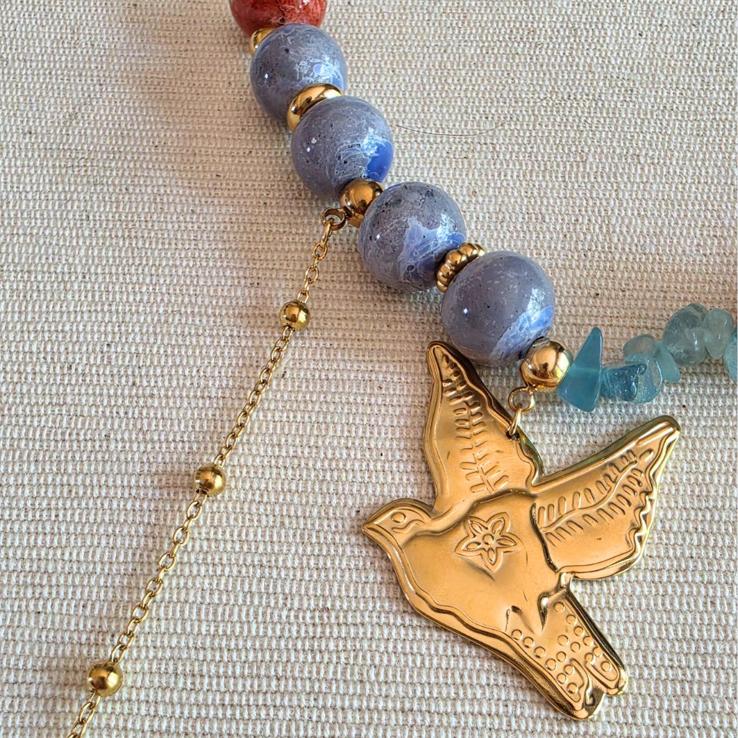 détail pendentif envol