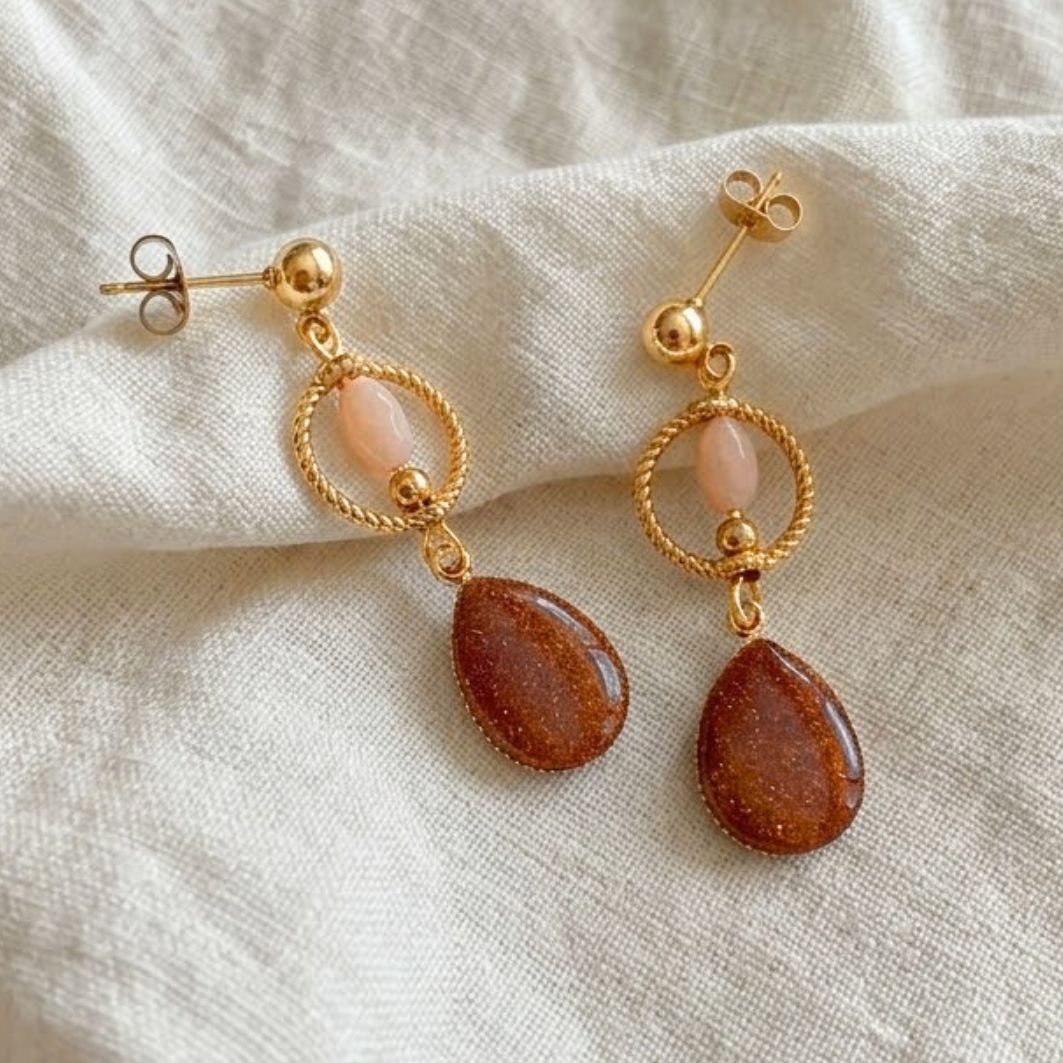 boucles doreilles éclat dété