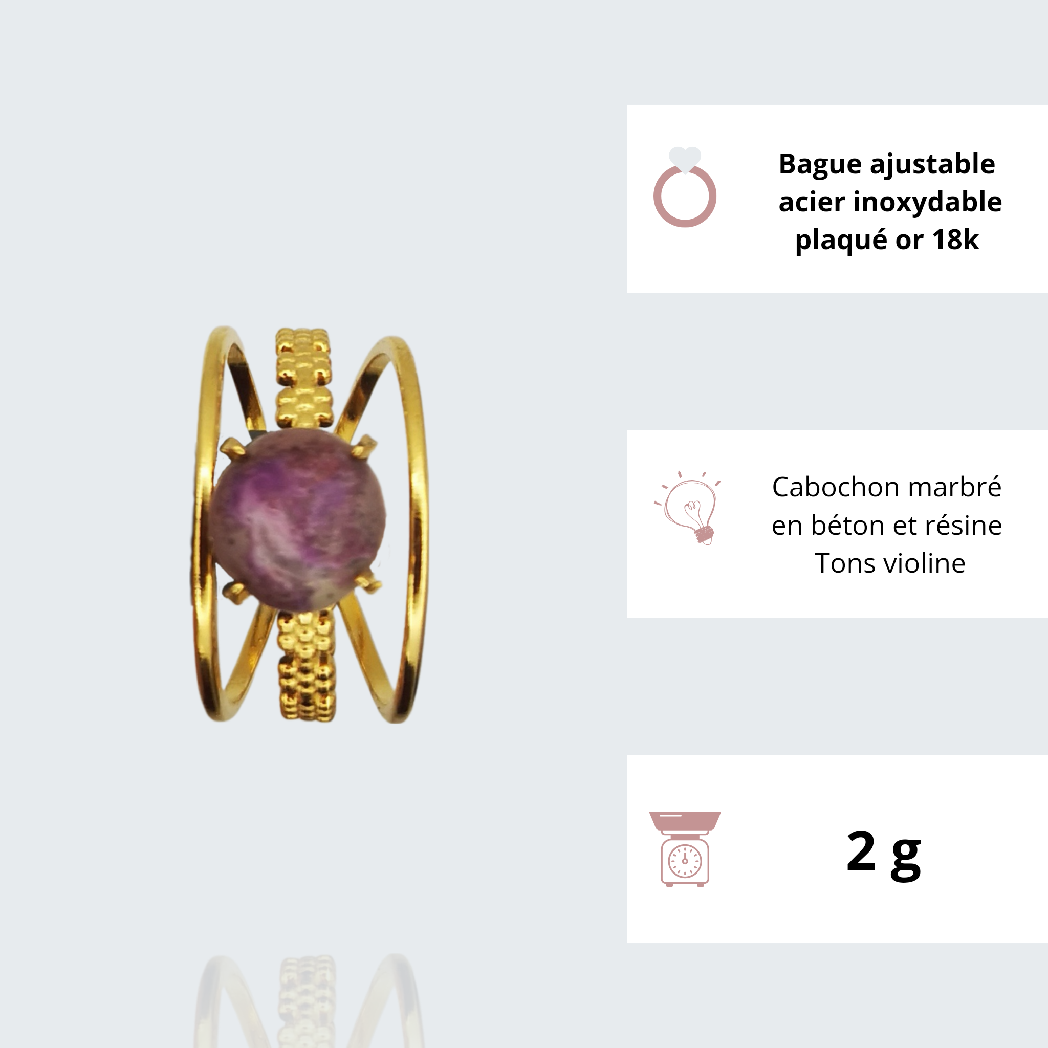 Bague Sybelle caractéristiques