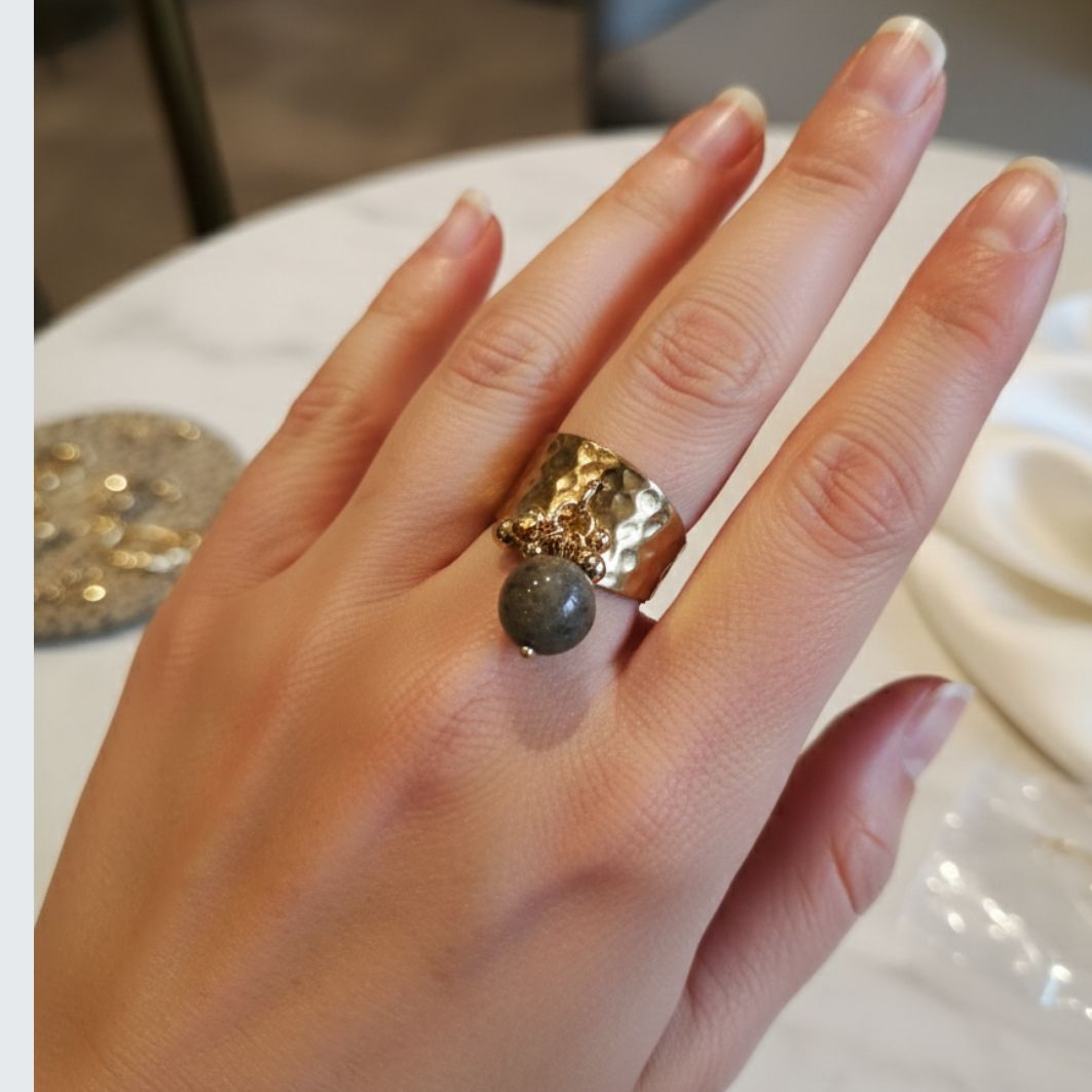 bague cosmos portées