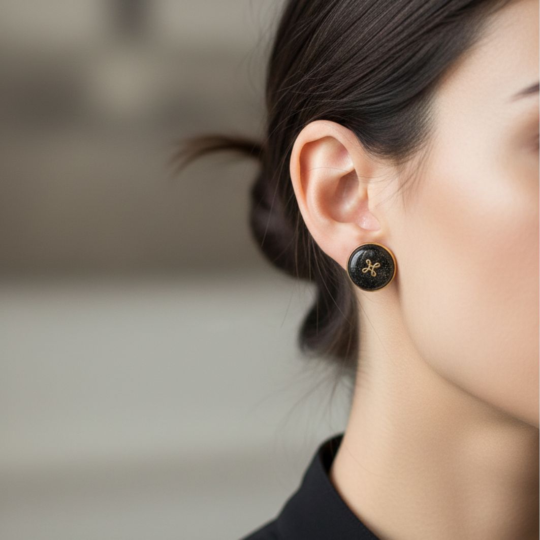 boucles doreilles Mulan portées