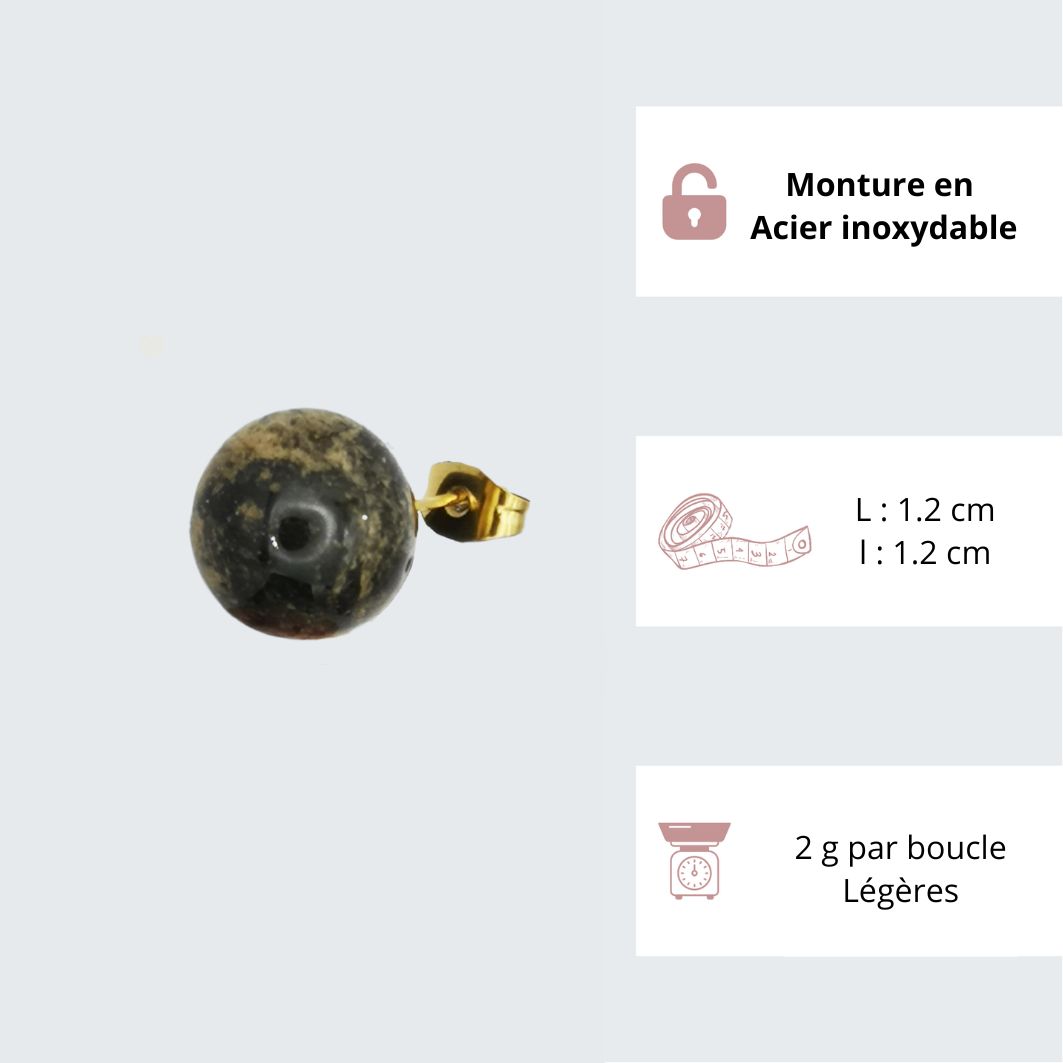 boucles doreilles perles or caractéristiques