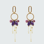 Boucles doreilles Fuchsia