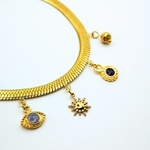 bracelet cheville oeil