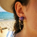 boucles doreilles Eloïse portées