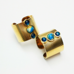 Bague Moé acier inoxydable bleue