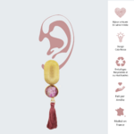 boucles doreilles lucille portées oreille