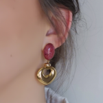 boucles doreilles amour sucré portées
