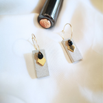 boucles doreilles Kenza créoles acier inoxydable