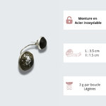 boucles doreilles Kelly argent caractéristiques