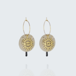 Boucles d'oreilles Santa en béton