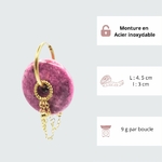 Boucles doreilles Amy caractéristiques