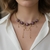 collier Alya porté de face