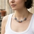collier Lagon porté