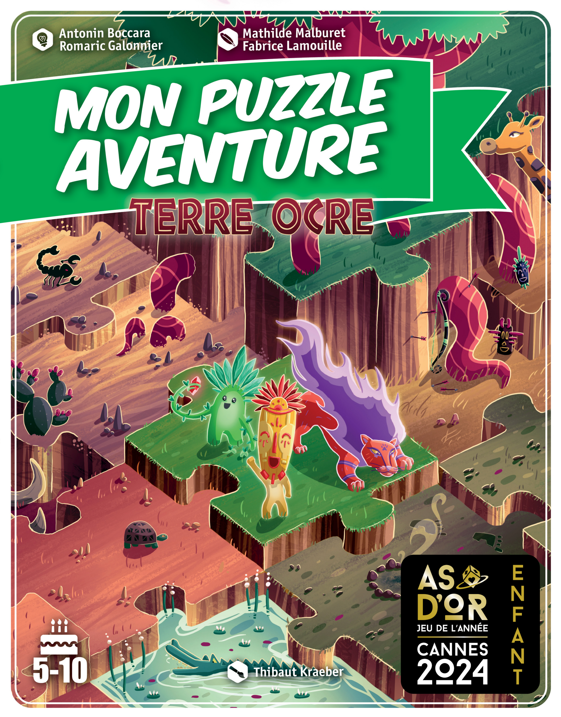MON PUZZLE AVENTURE : TERRE OCRE