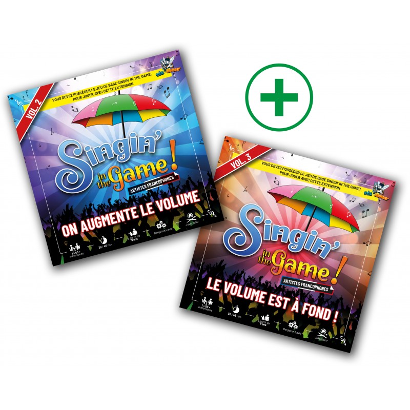SINGIN\' IN THE GAME! VOLUME 2 ET 3 (JOUABLES SANS JEU DE BASE)