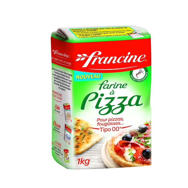 FRANCINE - FARINE A PIZZA Paquet de 1 kg