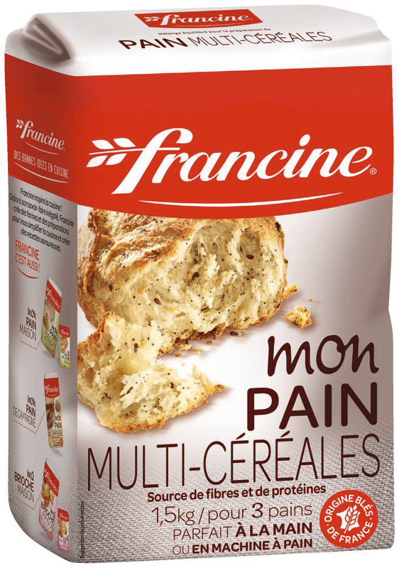 FRANCINE - FARINE MON PAIN MULTI-CEREALES Paquet de 1.5 kg