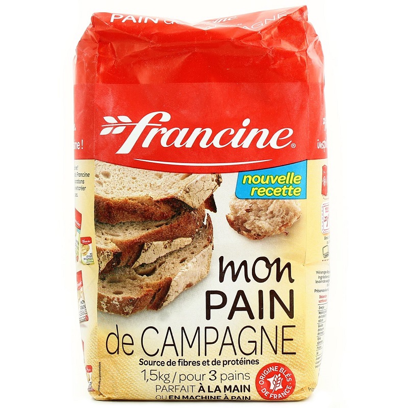 FRANCINE - FARINE MON PAIN DE CAMPAGNE Paquet de 1.5 kg