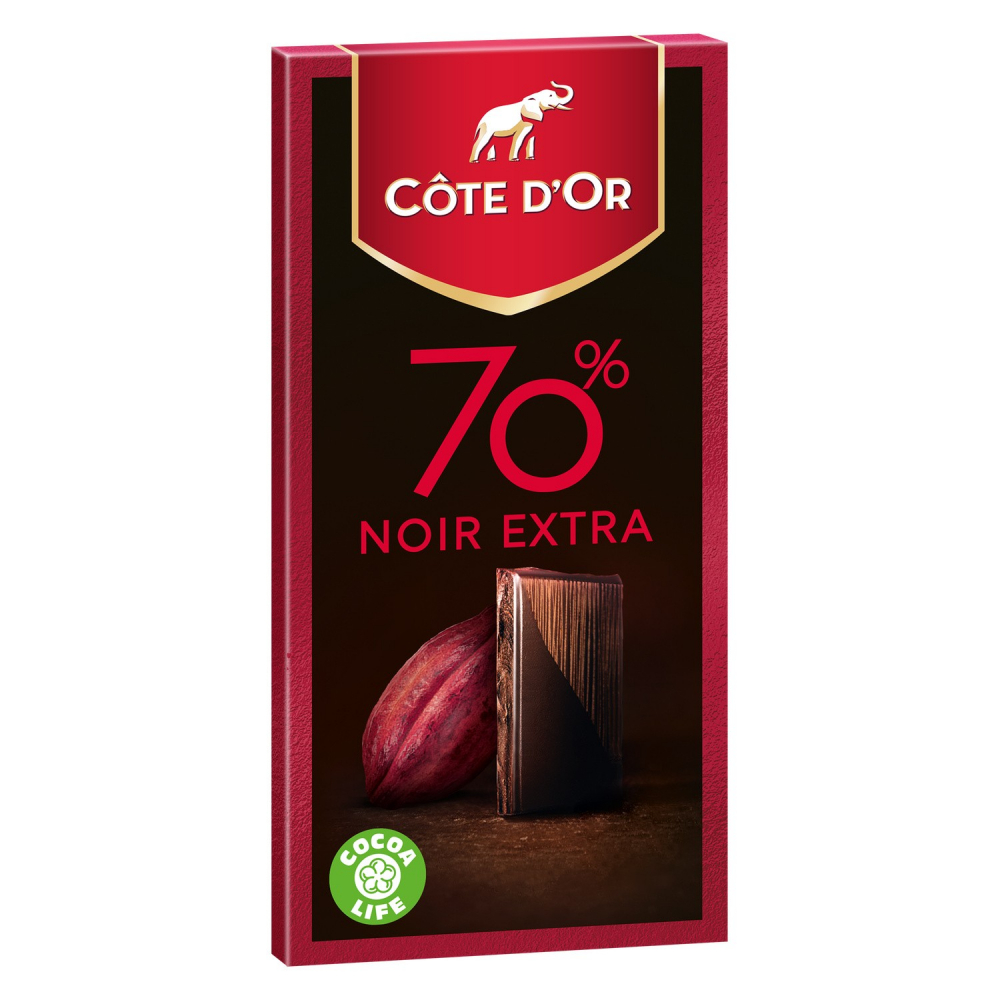 COTE D\'OR - CHOCOLAT NOIR EXTRA 70% 100g