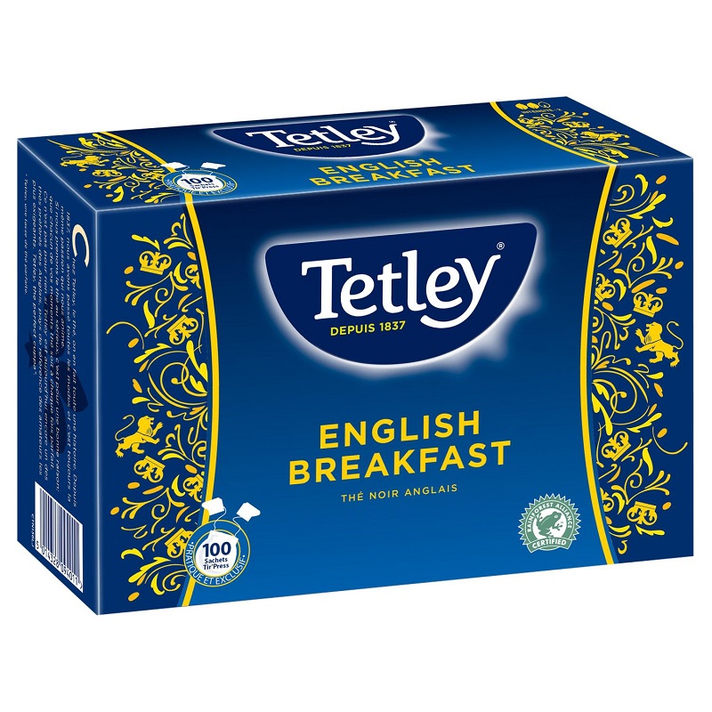TETLEY - THE ENGLISH BREAKFAST 100 sachets