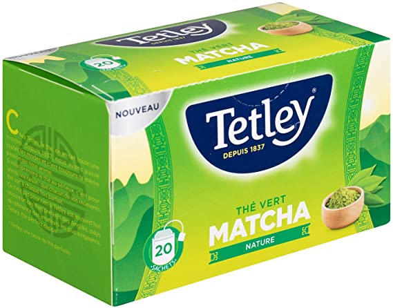 TETLEY - THE VERT MATCHA NATURE 20 sachets