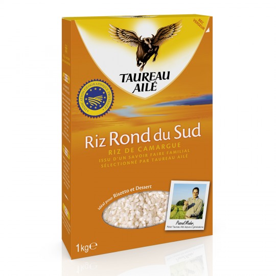 TAUREAU AILE - RIZ ROND DU SUD Paquet de 1kg