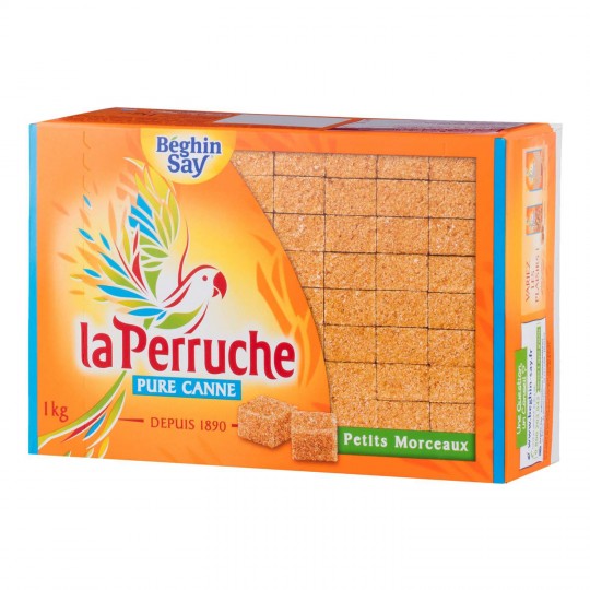 BEGHIN SAY - PETIT SUCRE MORCEAUX AMBRES PURE CANNE LA PERRUCHE 1 kg