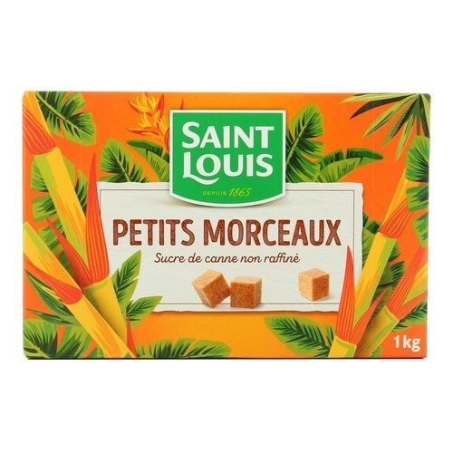 SAINT LOUIS - SUCRE DE CANNE PETITS MORCEAUX 1kg