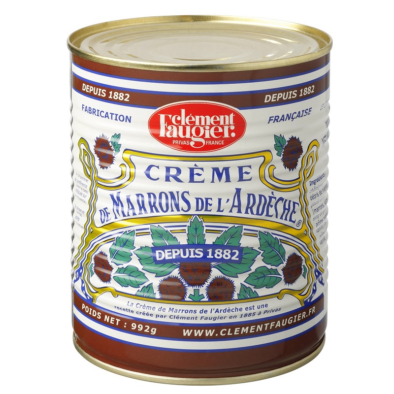 CLEMENT FAUGIER - CREME DE MARRONS DE L\'ARDECHE Boite de 992g