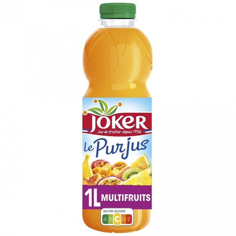 JOKER - JUS MULTIFRUITS LE PURJUS Bouteille de 1L