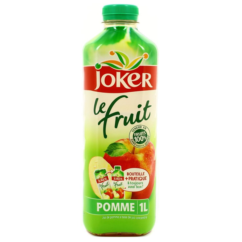 JOKER - JUS DE POMME LE FRUIT Bouteille de 1L