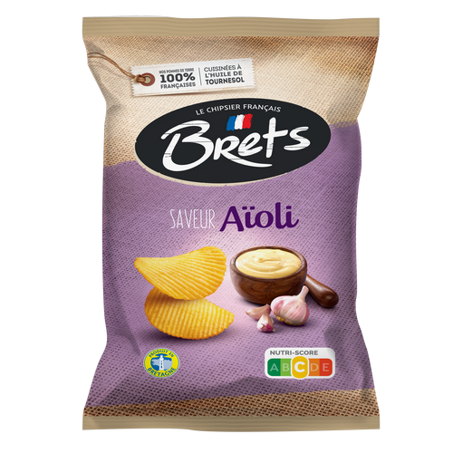 BRET\'S - CHIPS SAVEUR AIOLI Paquet de 125g