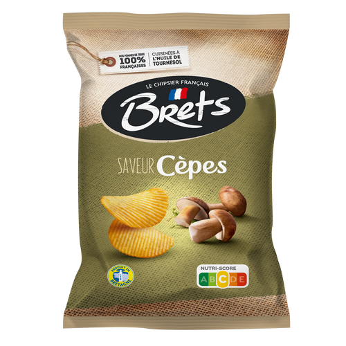 BRET\'S - CHIPS SAVEUR CEPES Paquet de 125g