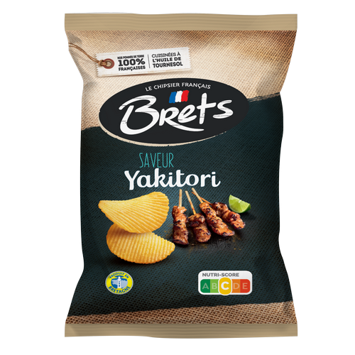 BRET\'S - CHIPS SAVEUR YAKITORI Paquet de 125g