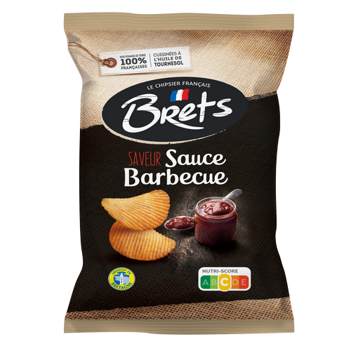 BRET\'S - CHIPS SAVEUR SAUCE BARBECUE Paquet de 125g