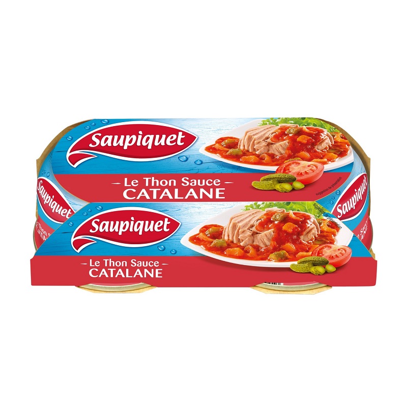 SAUPIQUET - THON A LA CATALANE 2 boites de 135g