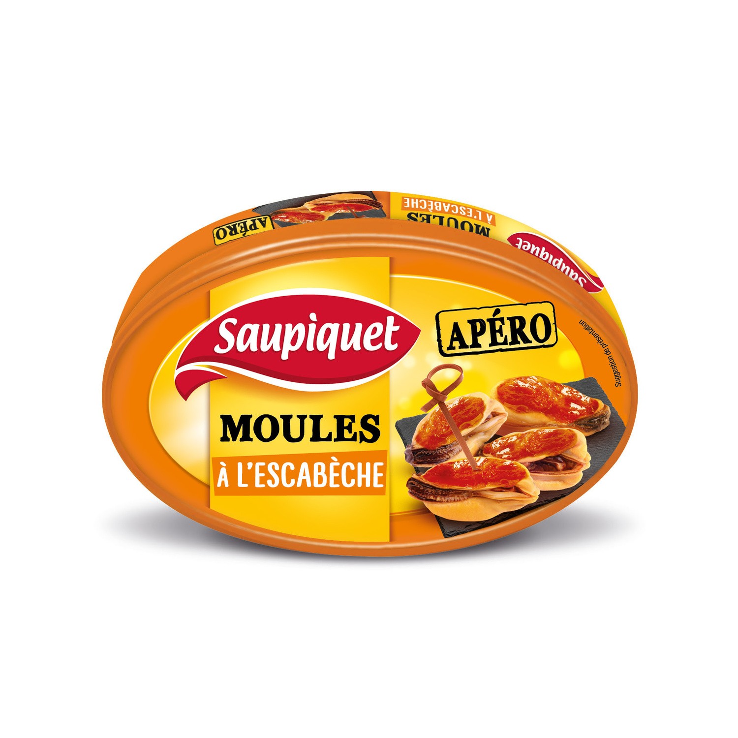 SAUPIQUET - MOULES A L\'ESCABECHE Boite de 110g