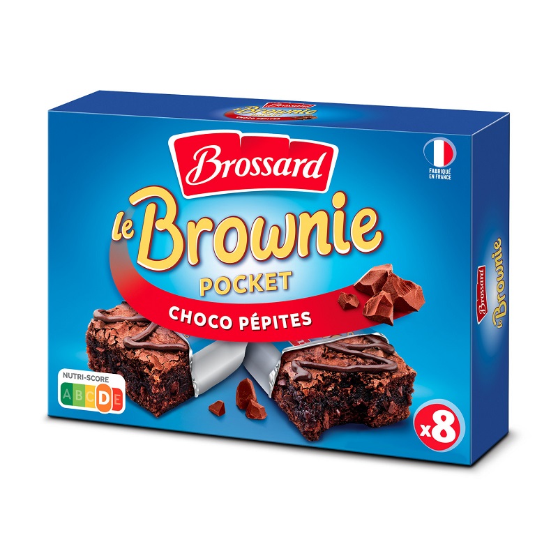 BROSSARD - MINI BROWNIE CHOCOLAT PEPITES 240g