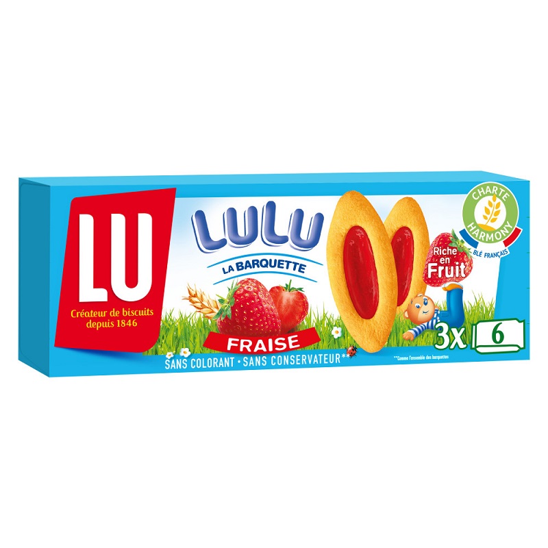 LU - BARQUETTES FRAISE LULU 120g ou 240g