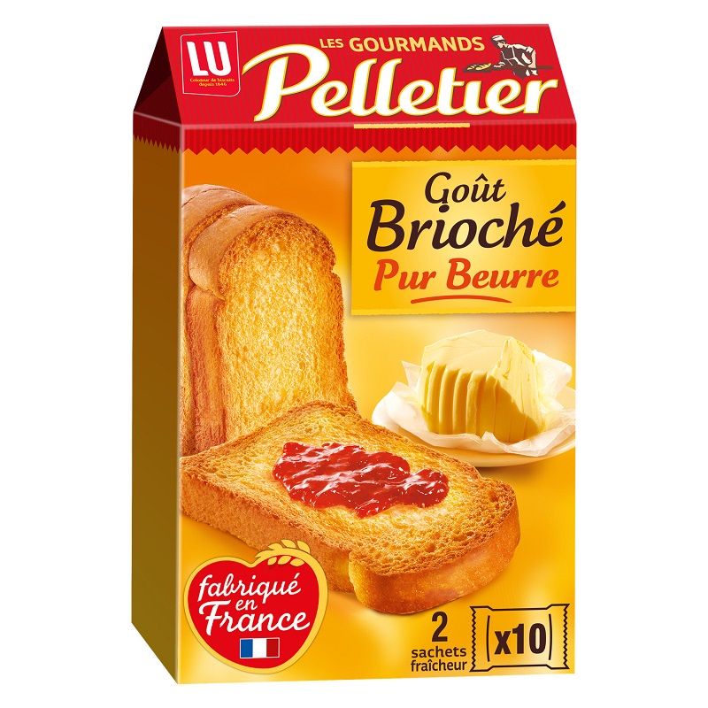 LU - BISCOTTES GOÛT BRIOCHE PUR BEURRE PELLETIER 260g